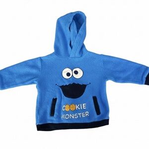 Y2K Sesame Street Cookie Monster Hoodie